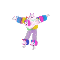 Rainbow 3D Sticker by Fantastic3dcreation