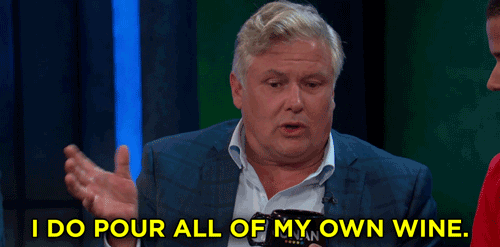 conleth hill i do pour all of my own wine GIF by Team Coco