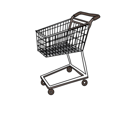 Shop Now Add To Cart Sticker by Pretty Little Designs