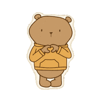 Happy Bear Sticker by Mister O‘Lui