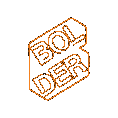 Bolder Sticker by Beyond Bouldering
