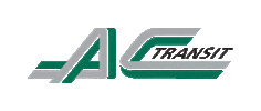 Public Transportation Bus Sticker by AC Transit