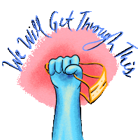 Corona Social Isolation Sticker by INTO ACT!ON