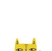 stefmaden cat eyes yellow leopard Sticker
