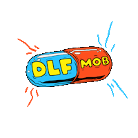 Tengu_dlf music blue red rap Sticker