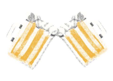 beer celebrate Sticker by Degusto