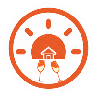 Cheers Champagne Sticker by Dream Properties - Spaanse Droomhuizen