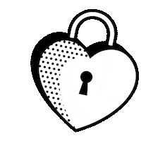 Heart Lock Sticker by brandneo