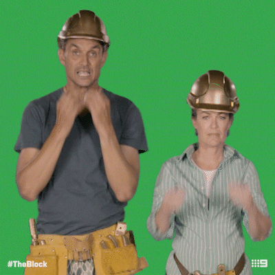 Nervous Channel 9 GIF by The Block