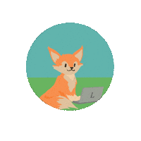 LioxFoundation love heart fox lucas Sticker