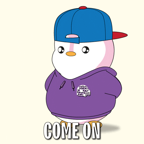 Lets Go Motivation GIF by Pudgy Penguins