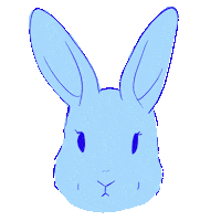 Pale Blue Love Sticker