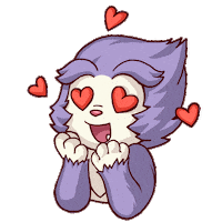 In Love Yeti Sticker