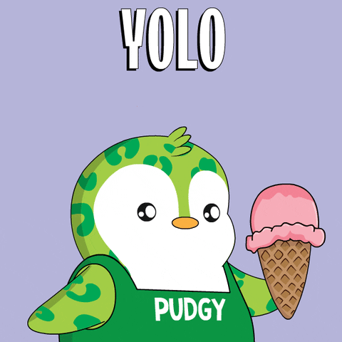 Ice Cream Yolo GIF by Pudgy Penguins