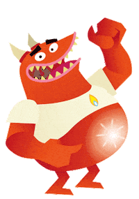 Feeling Good Monster Sticker by Karl Kratz