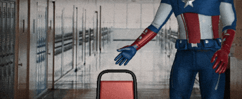 sitting captain america GIF by Manny404