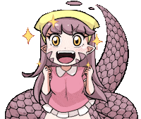 Monster Girl Wow Sticker by Jin
