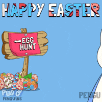 Easter Eggs Penguin GIF by Pudgy Penguins