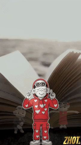 Zhot Wisdom, Character Influencer, White Monkey,