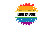 Love Is Love Rainbow Sticker by M|SD Official
