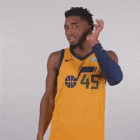 I Cant Hear You Donovan Mitchell GIF by Utah Jazz