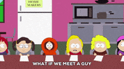 kenny mccormick hair GIF by South Park 