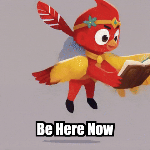 Be Here Now Wisdom GIF by The Cardinal Virtue