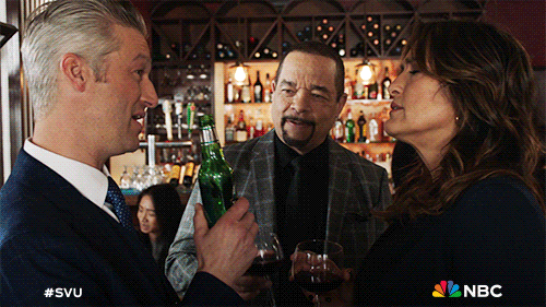 Happy Hour Cheers GIF by Law & Order