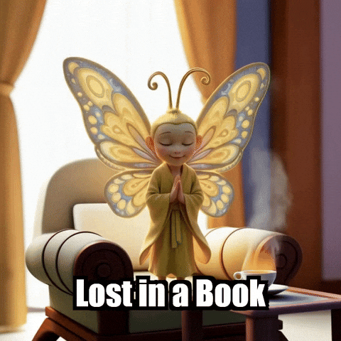 Relax Reading GIF by BuddhaFlyJourney