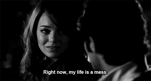 emma stone my life is a mess GIF
