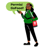 Burger Donut Sticker by Gojek Indonesia