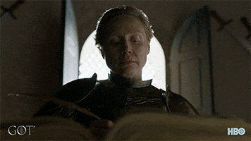Brienne Of Tarth Book GIF by Game of Thrones