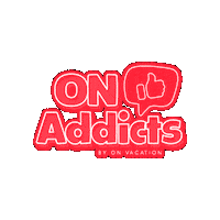 On Addicts Sticker by On Vacation