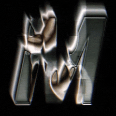 Glitch Alphabet GIF