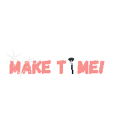 megacosmeticos time shine make make up Sticker