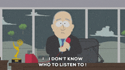 confused i don't know GIF by South Park 