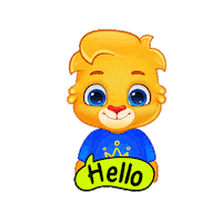 Waving Hello Its Me Sticker by Lucas and Friends by RV AppStudios