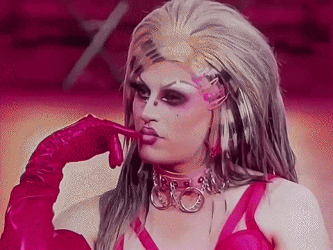 shakeenz rupaul bite dragqueen dragrace GIF