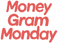 MoneyGram logo money arrow pointing Sticker