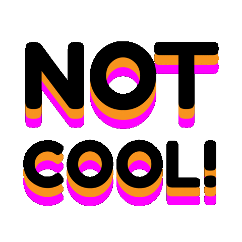 Not Cool No Sticker by Transparency International