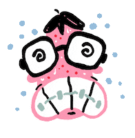 Cartoon Omg Sticker