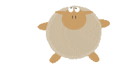 Dog Sheep Sticker by ROMNEYS