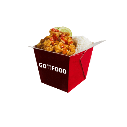 chicken rice Sticker by GO-JEK