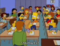 Embarrassed Episode 2 GIF by The Simpsons