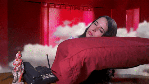 artsplained giphyupload red sleep nap GIF