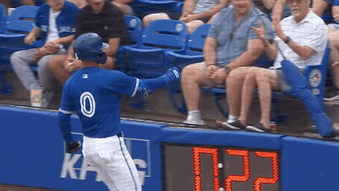 Blue Jays Fist Bump GIF by Toronto Blue Jays