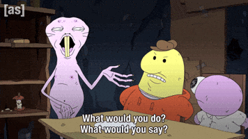 What Would You Do Charlie GIF by Adult Swim