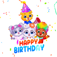 Happy Birthday Sticker by Lucas and Friends by RV AppStudios