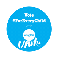 Sticker Vote Sticker by UNICEF USA