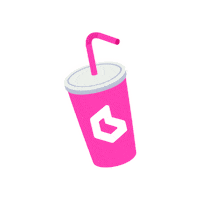 Pink Bitcoin Sticker by BudaPuntoCom